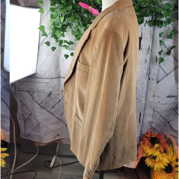 GLENEAGLES Union Made Vintage Cotton Corduroy Blazer - Picture 8 of 10
